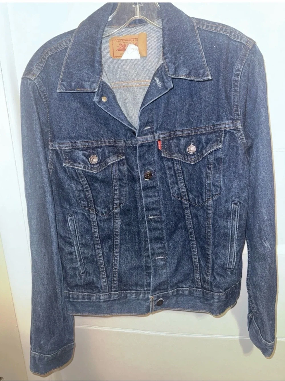 Levi’s 70706-0216 Denim Trucker Jacket Size 20 Canada Red Tab 1980s